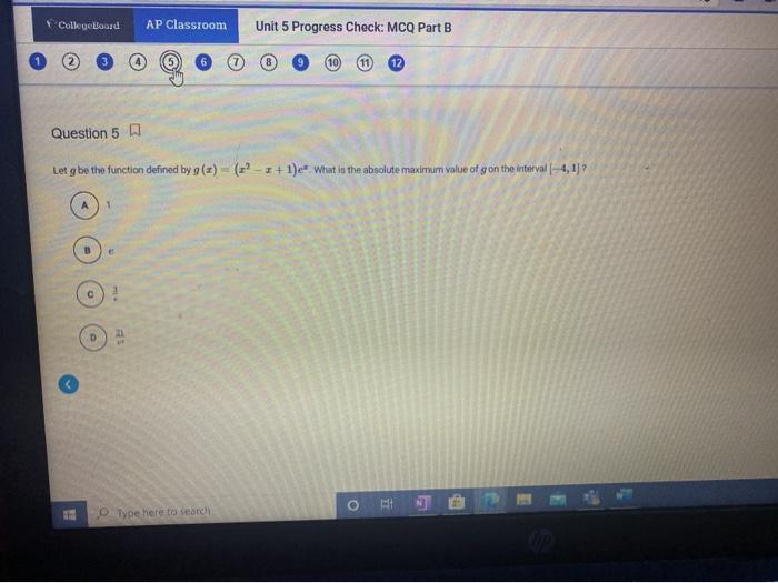 Ap chem unit 5 progress check mcq