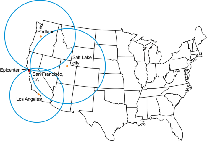 Locating the epicenter of an earthquake lab answers