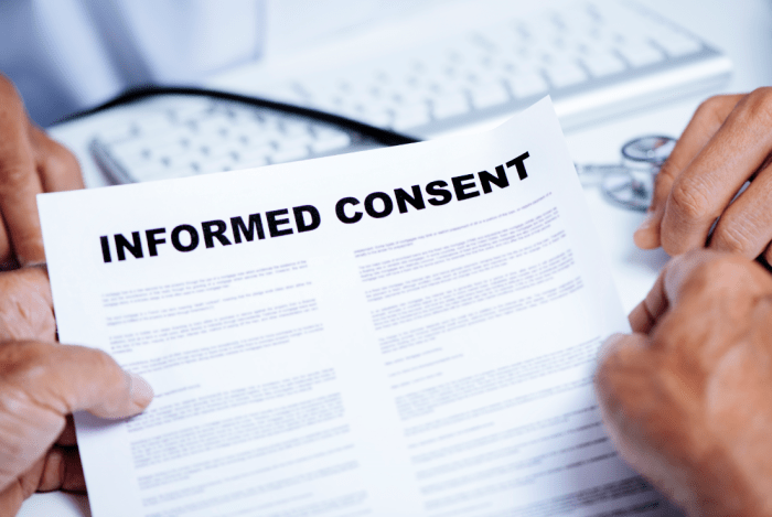 Roi can also stand for release of informed consent