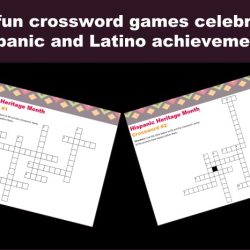 Hispanic heritage month crossword answers