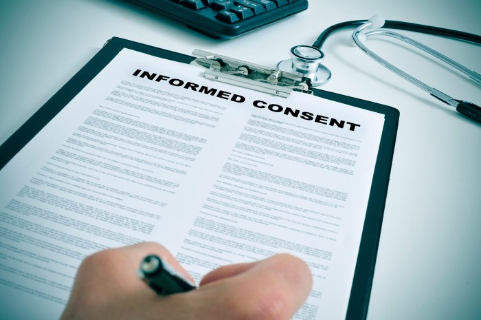 Consent informed participants study